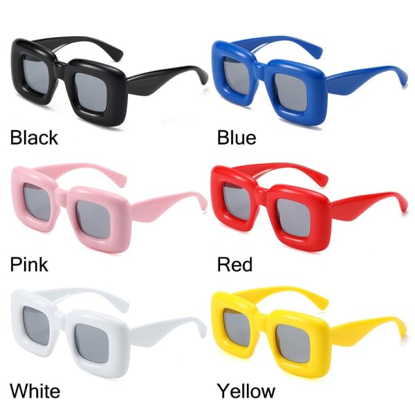 Y2K Sunglasses Square Sunglasses RED RED Red