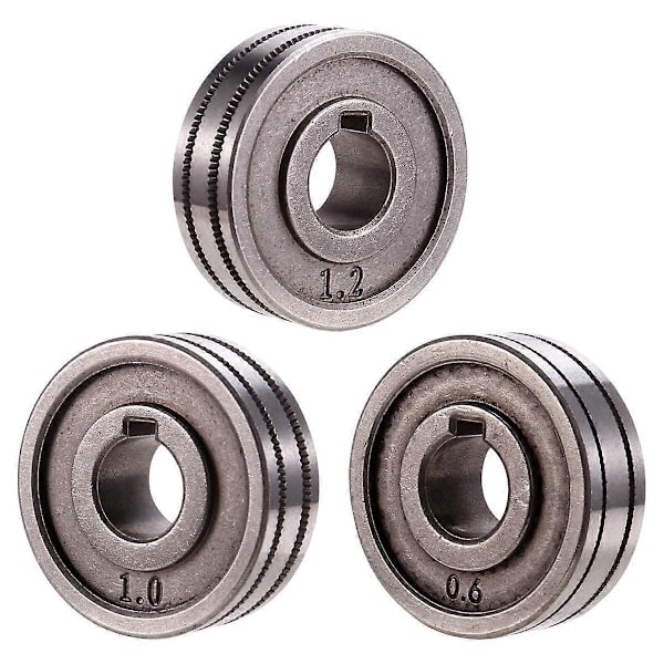 Pakkaus Lankasyöttörulla Vetopyörä 0.6mm - 1.2mm Uurrettu K-ura MIG Lankaohjain Korkea Laatu-Xin（PA）
