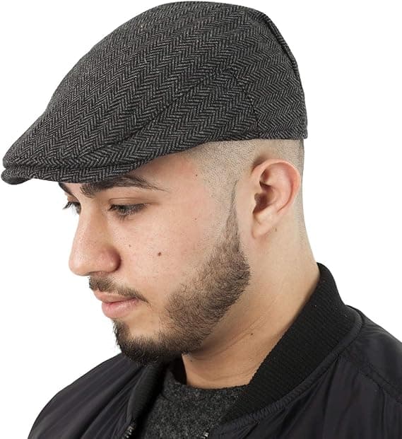 HERRER Tweed Platta Mössor
