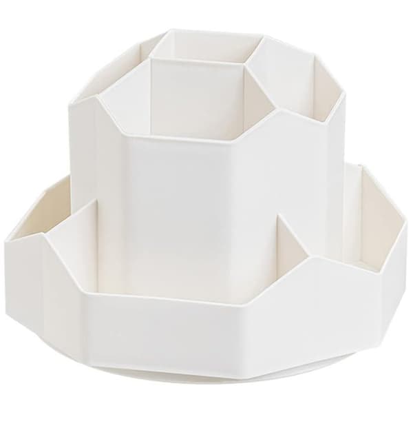 Penholder, skrivebordsopbevaring, stor kapacitet 360° roterbar