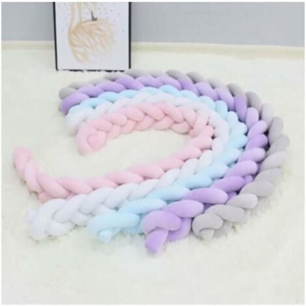 Sengerand flettet 3M farve Rose Sengerand baby--.pa