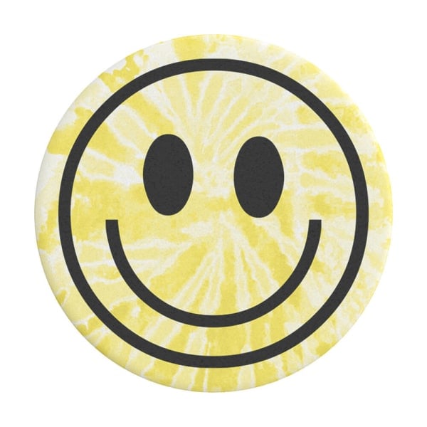 POPSOCKETS Tie Dye Smiley Avtagbart Grepp med Ställfunktion