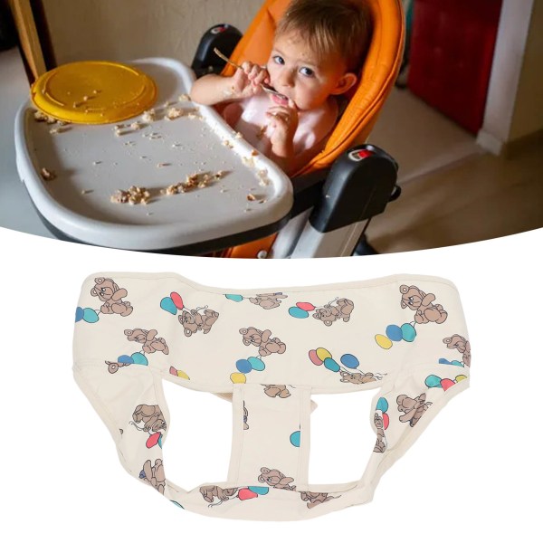 Baby turvaistuimen hihna Kannettava syöttötuolin valjaat Istuimen ruokintaturvatuolihihna ulkona syömiseen Ruokaa ilmapallokarhu