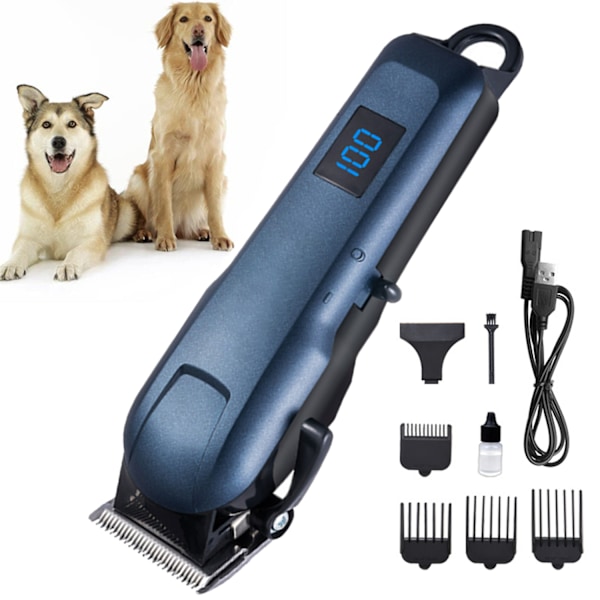 INF Professional Pet Grooming Clipper Blå Blå