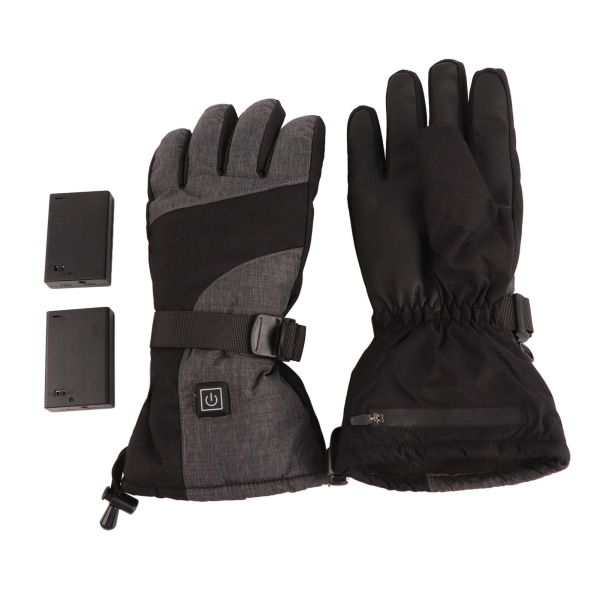 Et par elektriske opvarmede handsker Smart Vandtætte Unisex One Size elektrisk varmevante til udendørs vinterski