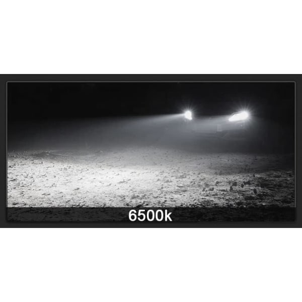 H11 h8 H9 LED-pære 6000k Hvidt Nærlys, Fjernlys Bilforlygte H11 Erstatnings Halogen Bil Retrofit Pære - 2 stk