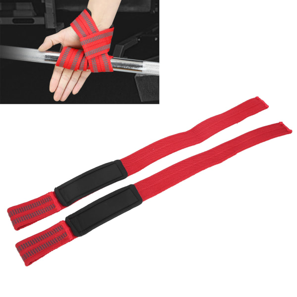 2st Sports handledsstöd Halkfri Justerbar Fitness Tyngdlyftning Pull Up handledsrem