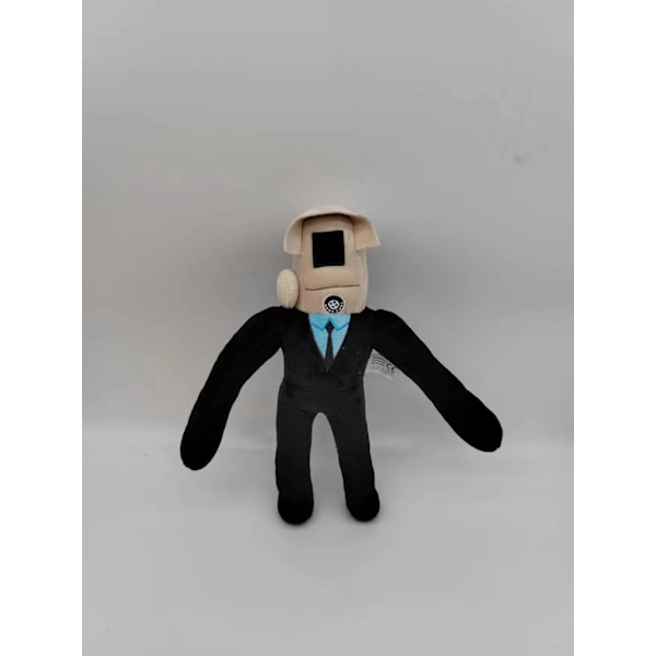 Mub- Skibidi -wc-pehmolelu WC-mies parodia pehmolelu nukke_Pariisi 30 cm camera surveillance person