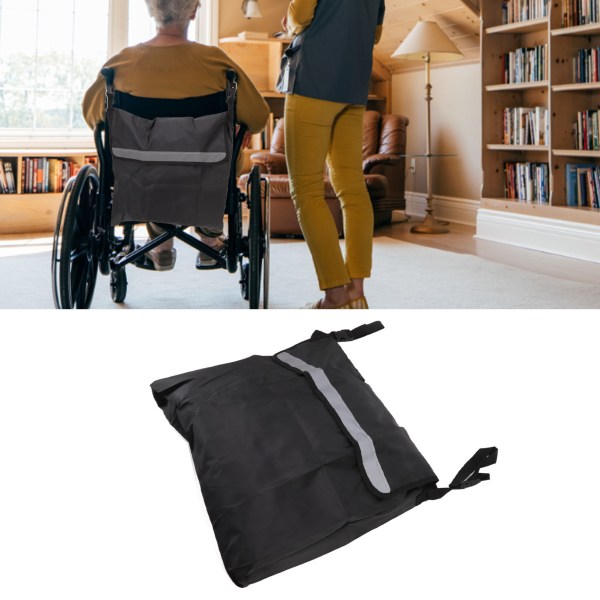 Rullstolsförvaringsväska Canvas Stor kapacitet Flexibel bärbar elektrisk rullstolspåse för rullstol