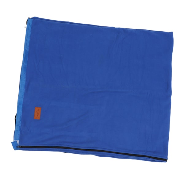 Sovepose liner Super tyk fleece blød sovepose liner tæppe til campingrejser Backpacking Jewel Blue