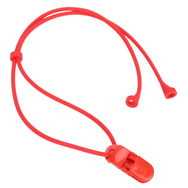 BTE Høreapparater Clip Rope Silikone Elastisk AntiLoss Sikkerhedsnøgle til Børn (Rød)