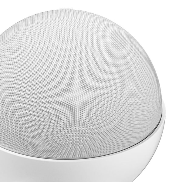Smart høyttalerstativ Ripesikkert Forhindrer glidning Silikon bordplate høyttalersokkelfeste for Dot 4 Dot 5 White
