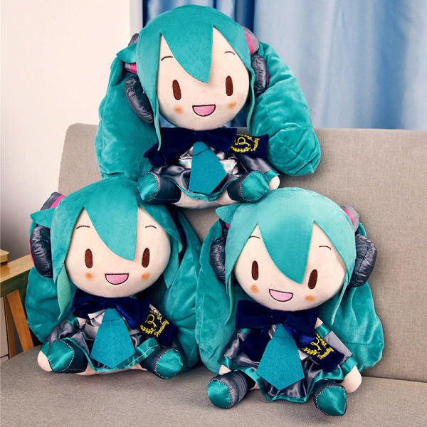 Anime Hatsune Plyschleksaksserie Hatsune Miku Doll Anime Perifer Kudde Rumsprydnad (32CM) Fluga Hatsune Doll