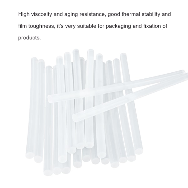 20 STK 7 mm EVA Hot Melt Lim Stick Håndværkslimstænger Højviskositet reparationsværktøj (#2)