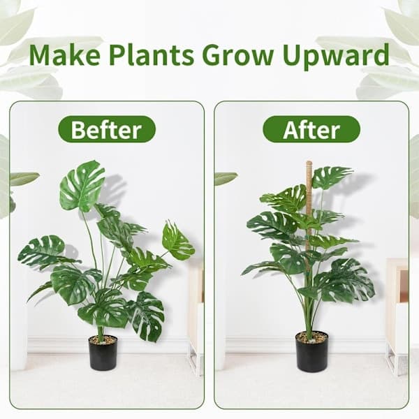 Plant support / support stick, Bendable Moss Pole 70-100cm - Climbing support 1/2-pack, for indoor plants, ivy and monstera 100cm-1 st