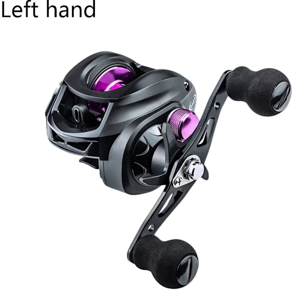 Baitcasting Rullar Gjutning 8KG Drag Fiske Rullar left hand