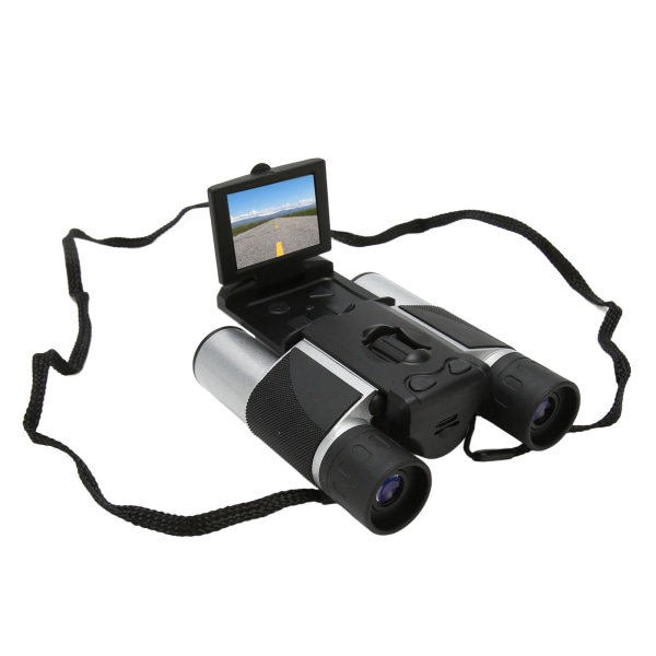 Digitaalinen kiikari kameralla 2,0 tuuman LCD-tyyppi C-lataus Digitaalinen kiikarikamera Zoom-videovalokuvanauhuri videokamera hopea musta