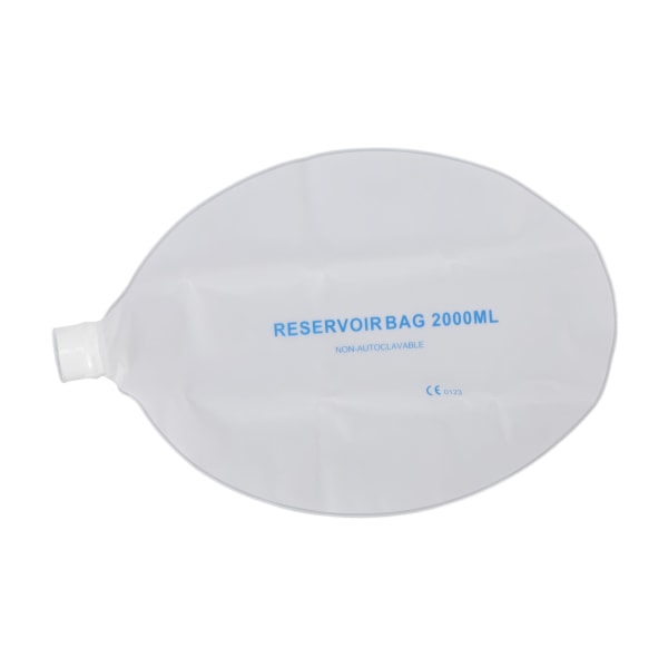 Åndedrætstaske i fødevarekvalitet PP Foldbar Lugtfri Resuscitator Tilbehør Luftopbevaringspose til respirator 2000ml