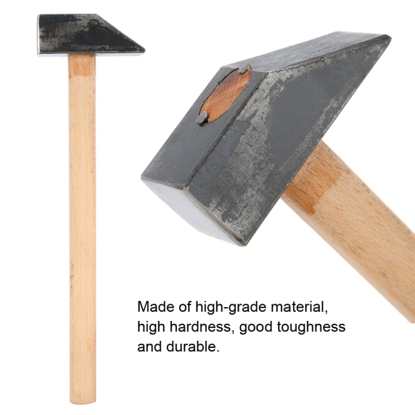 DIY høj hårdhed Hammer træhåndtag gør reparation smykker Processing Tool