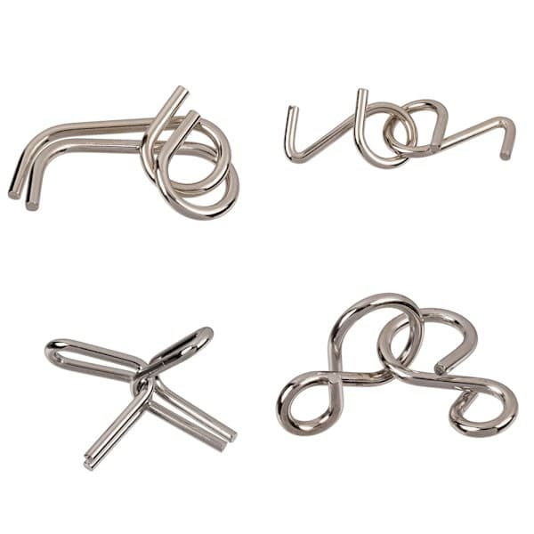 Metallpussel - Pussel - Tankespel / Hjärngympa Silver 12-Pack