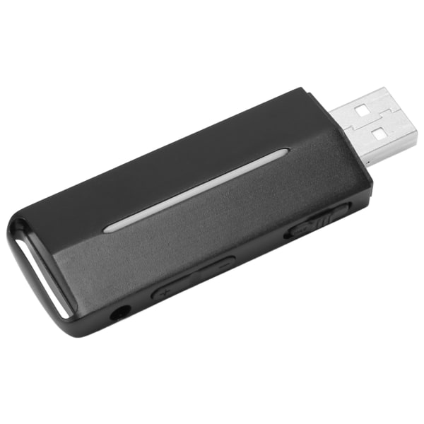 USB-opptaker Stemmeaktivert støyreduksjon Liten opptaksenhet med tidsstempel for forelesningsmøteintervju 64 GB