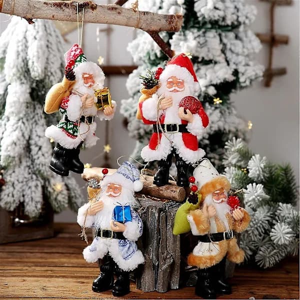 Tomtefigurer, 20 cm stående Tomtefigur, Juletrepynt