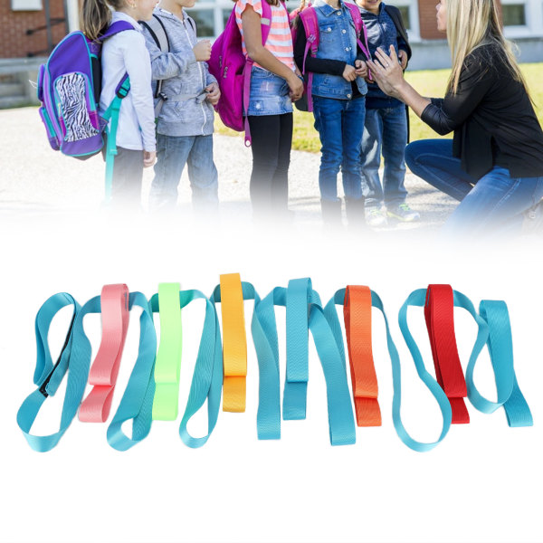 Kids Walking Rope AntiLost Farverige håndtag Børnesikkerhedsline til børnehavedagpleje