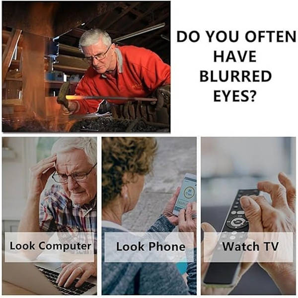 Blåljussperrande läsglasögon för kvinnor - Bling överdimensionerad båge Presbyopia glasögon Black Strength 2.5