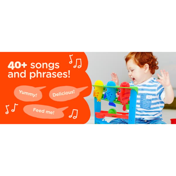 Feed The Fish Interaktivt Babylegetøj, Sensorisk Gave til Småbørn 6-24M