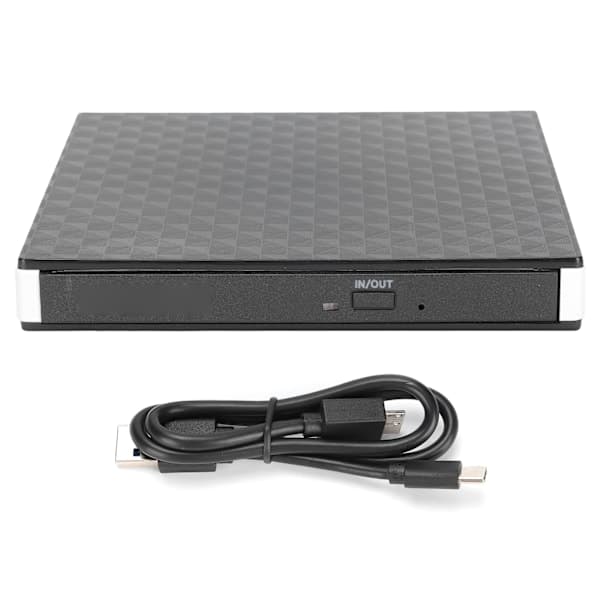 Ekstern DVD-enhed USB 3.0 Typec Dobbelt Grænseflade DVD/CD-afspiller til Windows XP Vista/7/Linux/OS X