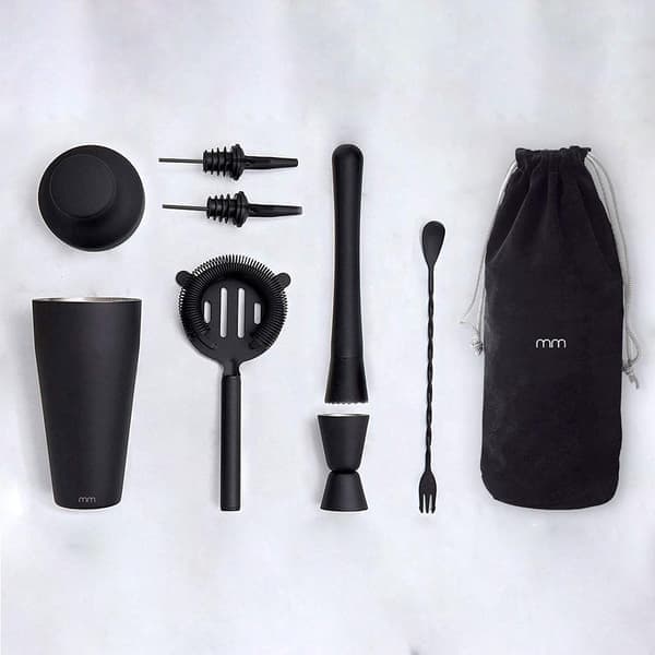 Bartender Kit med Shaker & Tillbehör - Barset / Cocktailset