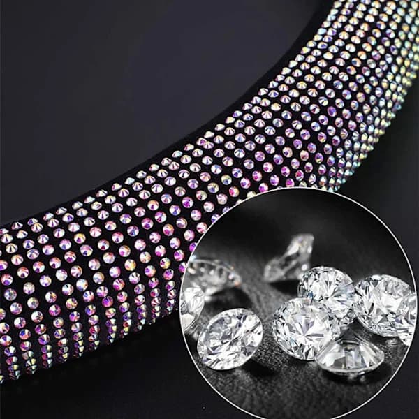 Kristall Rhinestone Diamant Rattdeksel Universal