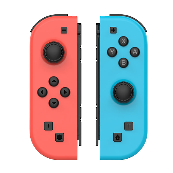 Switch trådløs Bluetooth-kontroller Joycon venstre og høyre håndtak med håndstropp med søvnvekkefunksjon