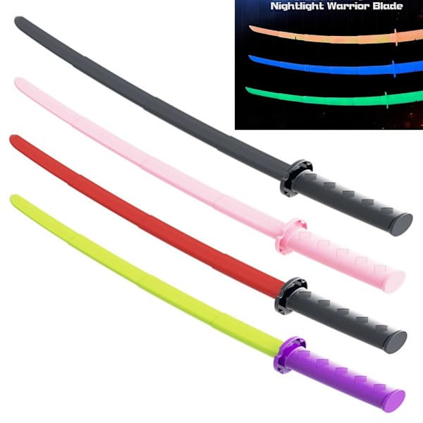 3D Gravity Katana Leker 3D-printing Fidget Samurai Leke Blå-lysende