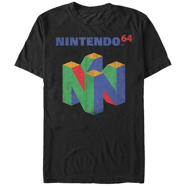 N64 Logotyp Nintendo T-paita XXXL