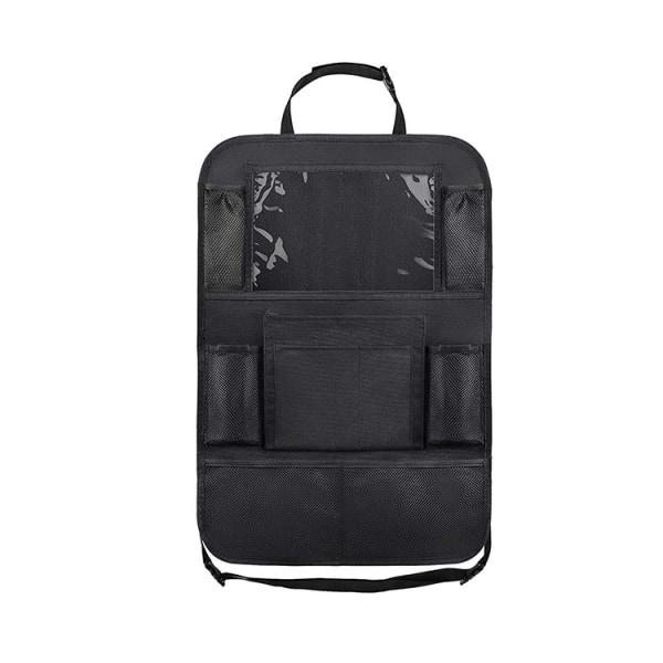 2-PACK Universaali iPad-teline auton takapenkille, monta lokeroa Aikuiset lapset musta—PA