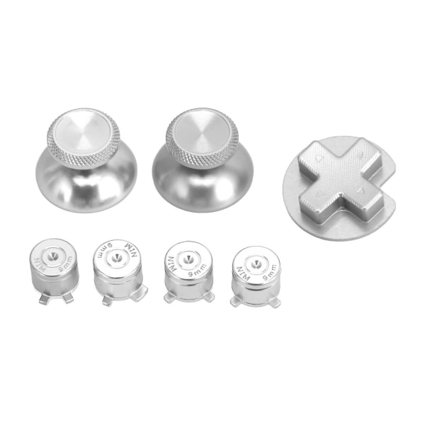 för Switch Pro Metal Button DIY Ersättnings Spelkontroller Metallknapp för Switch Pro Gamepad Silver