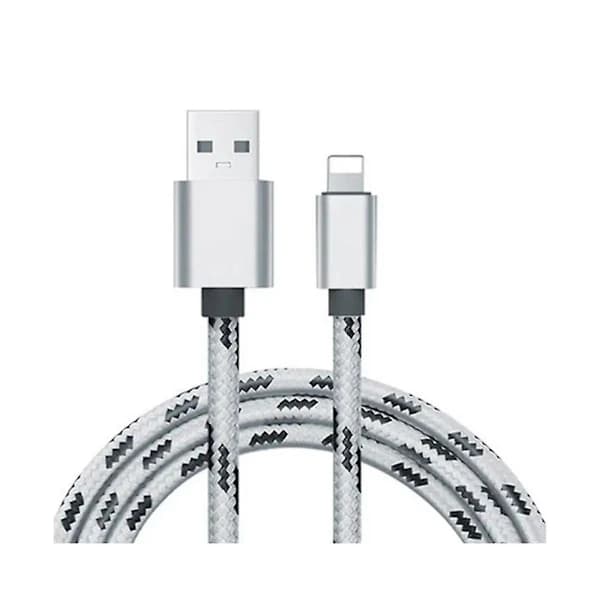5 kpl 3 m punottuja Lightning-kaapeleita iPhonelle