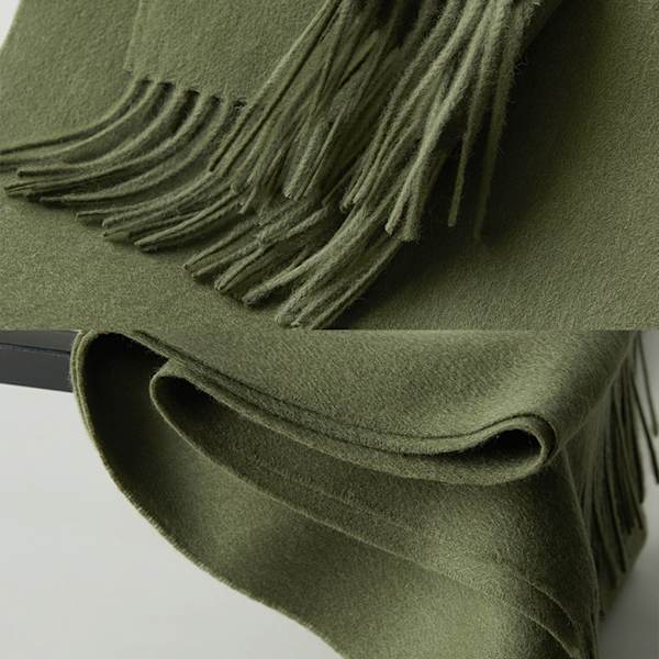 1/2/3 Unisex Halstørklæde med Frynser Varmt og Hyggeligt Rørhalstørklæde i Sandgul sand yellow 1Set