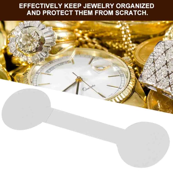 200 stk smykker display opbevaring papir kort finger ring halskæde vedhæng kort