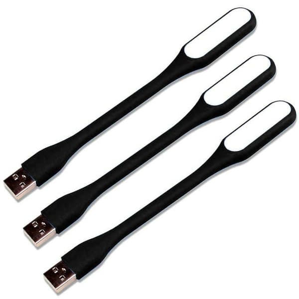 Fleksibel LED-datamaskin tastaturlys Øyebeskyttelse Nattlys for studenthjem (3 deler)