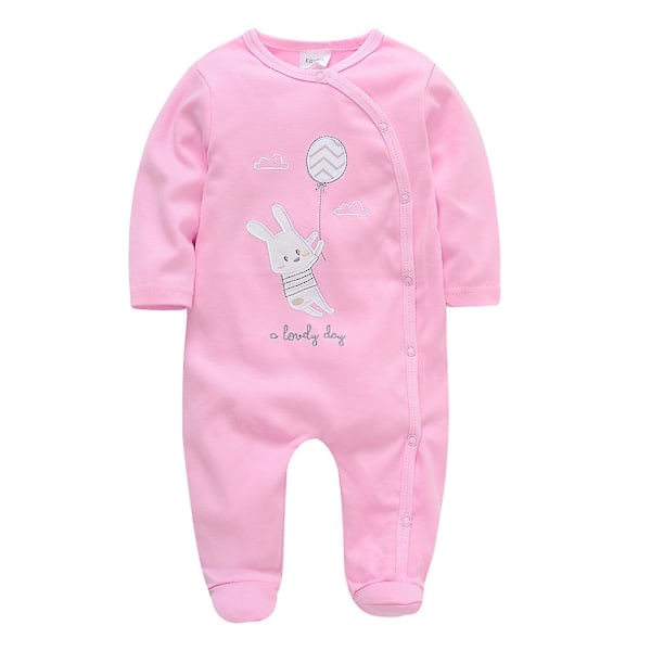 Vår Baby Pyjamas Flickor Pojkar Jumpsuit 100% Bomull Andningsbar Mjuk Jumpsuit Vattenmelon Röd Watermelon red Watermelon red 0-3M