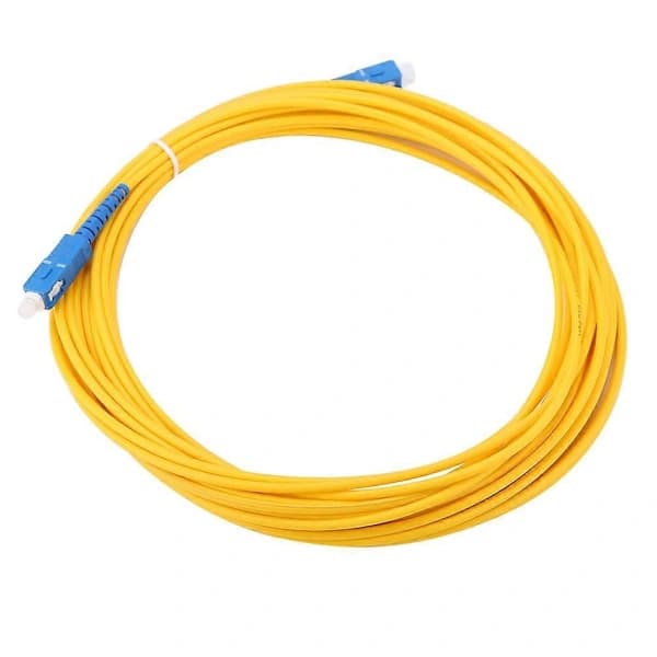 10m/11yd SC til SC Duplex Fiber Patch Cord Jumper Kabel Singlemode Patch Cord