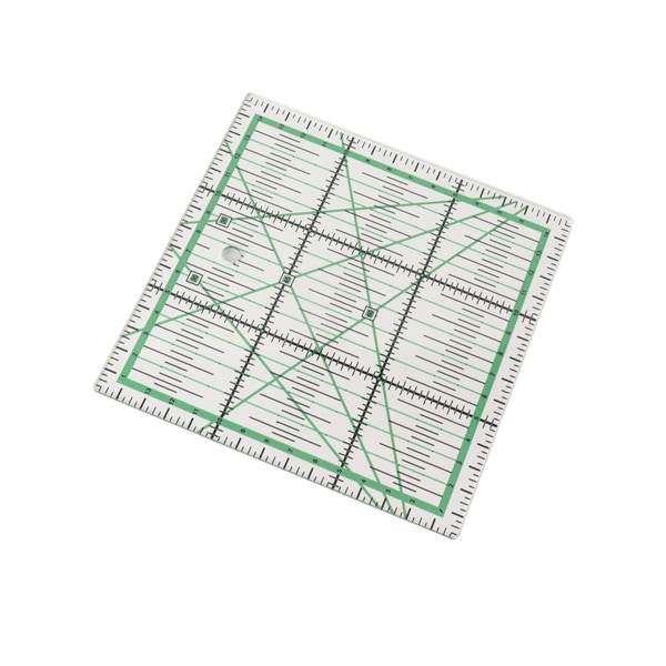 Quiltlinjal Transparent akryl DIY Grid Quiltlinjal med exakt skala för strykning Sömnad Patchwork-mätning