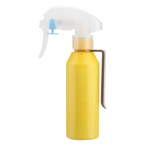 Uudelleen täytettävä muovinen kampaamosuihkepullo vesisumutin Salon Babershop -työkalu (keltainen)