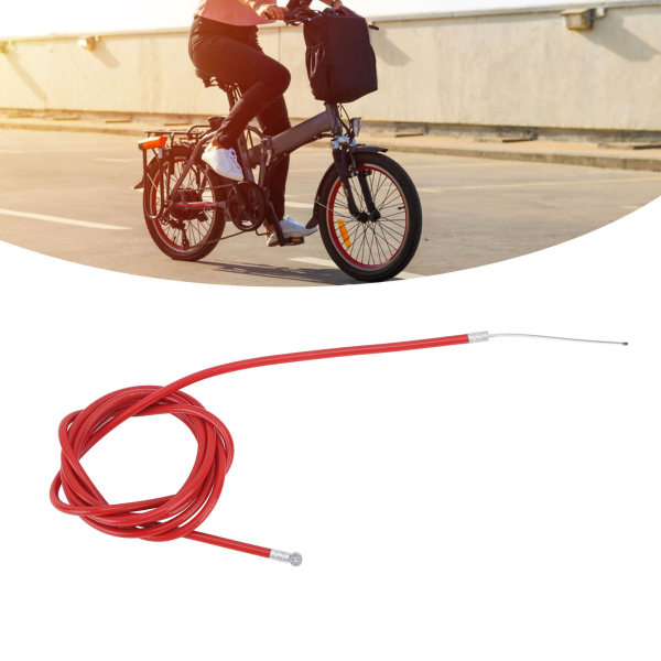 Motorcykelbromsledning Vattentät bromsslang Stålcykel Elektrisk skoterbromsledning Röd för Xiaomi Pro
