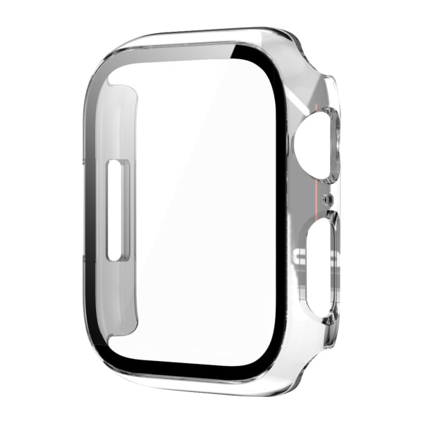 Watch case , cover , karkaistu IWatch-kalvo 1 2 3 4 5 6 7 8 läpinäkyvä 45 mm / 1,77 tuumaa