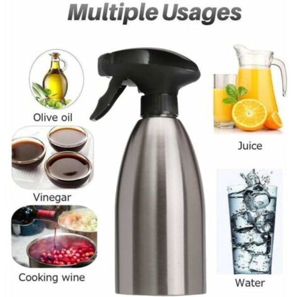 500 ml Olivenolie Sprøjte, Oliespray, Olieforstøver til madlavning, grill, bagning, salat.pa
