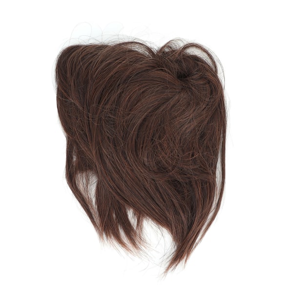 Rodet hårbolle paryk Elastisk hårbånd Fluffy Stilfuldt pjusket hestehale hårstykke til kvinder piger# Q17-M2/30