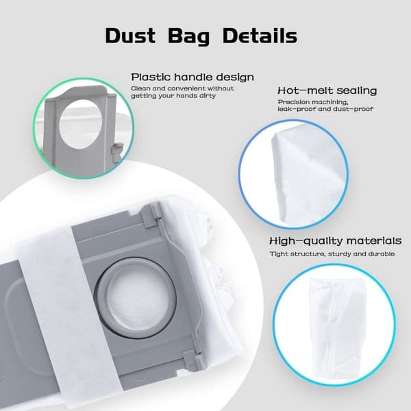 Dammsugarpåsar 10 st Xiaomi Roborock S8 / S8 Pro S8+ — pa
